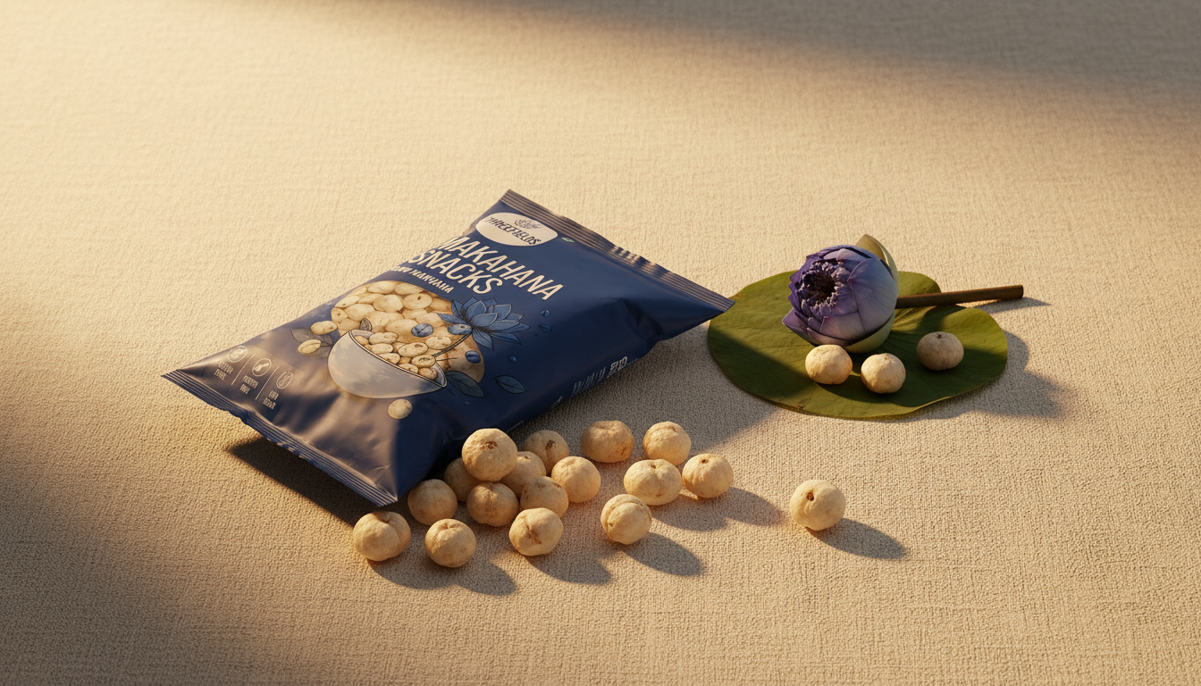 ThreeFields makhana - Snack Loud.